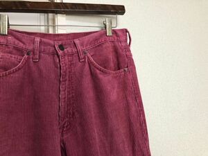 81年8月80sヴィンテージMADE IN JAPAN日本製リーバイス515-88レアピンクカラーコーデュロイ パンツW31実測W80cmL70cm