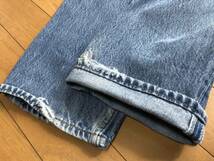 95年2月製90sヴィンテージ！MADE IN USAアメリカ製Levi's リーバイス501デニムパンツ16ボタン後継工場653W31 L32表記W80cmL79cm_画像9