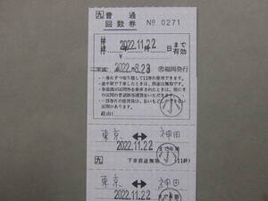 88.JR九州 過渡期券 一部券片の使用後は払いもどしができない区間があります 補充回数券