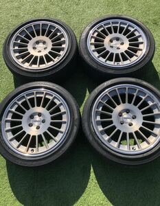 希少　rotiform ロティフォーム　FORGED IND 鍛造　3ピース　18インチ7.5J＋38 2本 18インチ8.5J＋48 2本 225/45R18 レグノ　ブリヂストン