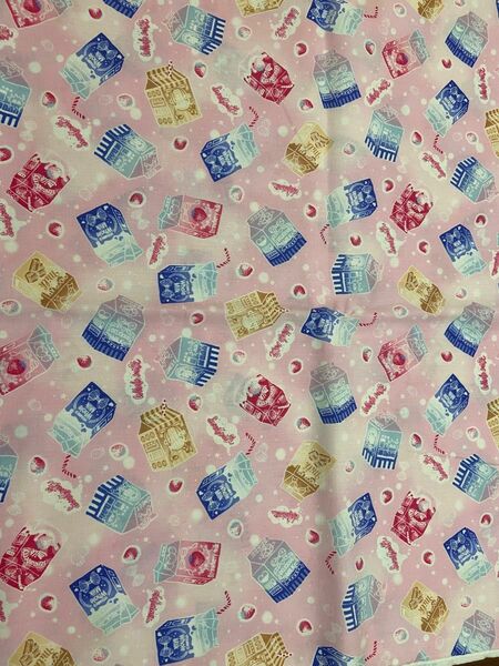 レア生地・いちご・ミルク・110×50(ピンク)