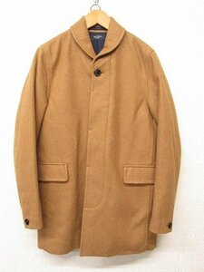 i3375：Paul Smith JEANS ポールスミス ジーンズ ステンカラーコート M/S ハーフコート/ジャケット キレイめ キャメル/茶 メンズ