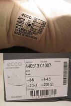 i3406：ECCO（エコー）SOFT 8 VELCRO レディース スニーカー 35/22.0㎝ ベルクロ シューズ 靴/ホワイト白_画像9