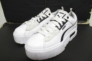 z11399:PUMA（プーマ）MAYZE UT WNS メイズ ユーティー ウィメンズ スニーカー（389862-02）白黒/24.5cm