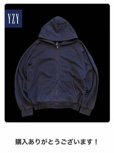 2022SS Yeezy x GAP doubleface wide silhouette zip up sweat hoodie “TAPESTRY NAVY” Lサイズ What’z UP購入正規品
