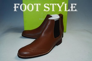 ◆DSCA◆驚愕の最終価格 完全売切り 他でも出品中★FOOT STYLE 定価11000円 本革 43 ★サイドゴアブーツ 名作ベストセラー 抜群の履き心地