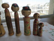 こけし★まとめて★通信こけし★Lots small kokeshi, letter holder, rare whistle kokeshi (mm6)_画像4