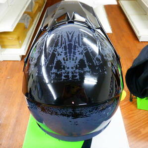 即納 Arctic Cat MX ヘルメット グロスブラック XLの画像6