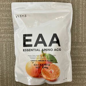 【新品未開封】 VITAS EAA バイタス 温州みかん風味 520g 必須アミノ酸 