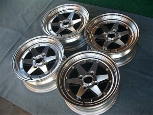 ★美品！当時物！★SSR ロンシャン XR-4 15×6.5J 4穴 PCD114.3 ＋18★深リム！希少！４本★旧車 AE86 GX71 ハコスカ★スピードスター★