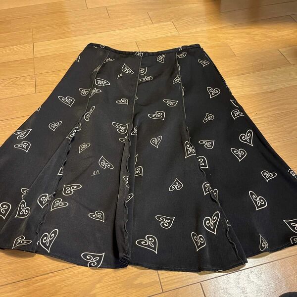 AO茶系スカート日本製
