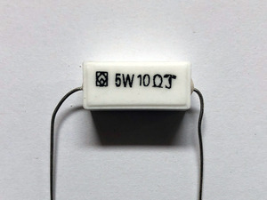 * cement resistance 5W 10ΩJ loose sale control number [F2-B0065]