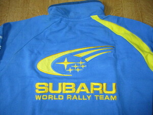  Subaru STI* world Rally * рейсинг Vintage мясо толщина * все вышивка Logo Zip выше жакет размер L прекрасный б/у WRCWRX