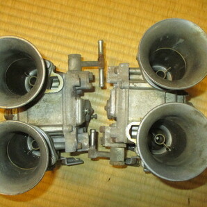 ニスモソレックス44・同時レバー・ファンネル付き 当時物 2基 美中古 AE86・サニー・510・L型・L28・ハコスカ・ケンメリ・ジャパン旧車の画像2