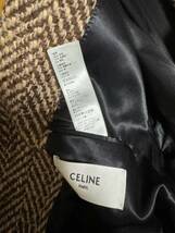 セリーヌ21aw ヘリンボーンチェスターコート ダブル celine モヘア_画像4