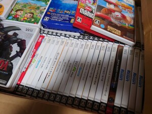 ジャンク品　WiiソフトとWii Uソフトあわせて100本　重複あり Wii ゲームソフト