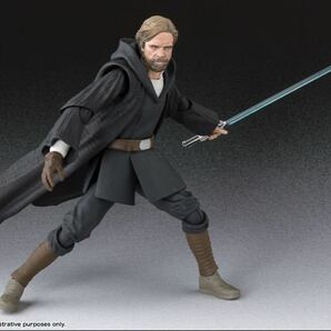 【送料込】バンダイ S.H.フィギュアーツ スターウォーズ ルークスカイウォーカー -バトルオブクレイト Ver.- (The Last Jedi)の画像4