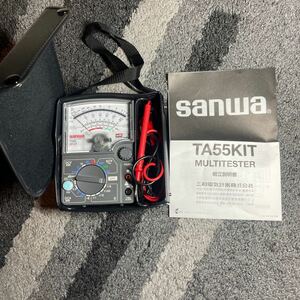SANWA サンワ　アナログテスター　マルチテスター　マルチメーター TA55KIT 電気計測器 