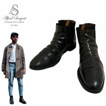 Alfred Sargent アルフレッドサージェント MADE IN ENGLAND イングランド製 チェルシーブーツ サイドゴアレザーブーツ 10 F アーカイブ_画像1