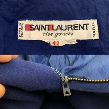 SAINT LAURENT PARIS VINTAGE サンローラン パリ ヴィンテージ 80s MADE IN FRANCE フランス製 ポケット付ウールスカート 42 アーカイブ_画像7