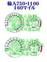 【Tレーザー加工機作成ネコポス送料込】カワサキGPz400・GPz750・GPｚ1100(空冷モデル）ターボ等　　透過加工メーターツール_画像4