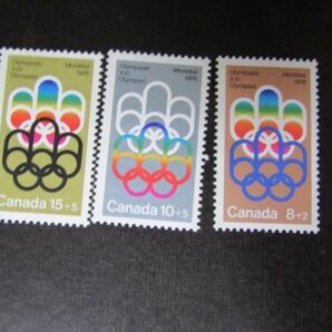 ③ 1976 モントリオールオリンピック カナダ 3種完の画像1