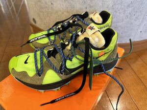 NIKE × Off-White WMNS NIKE ZOOM TERRA KIGER 5 / OW Green 24 美中古品