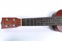 Famous ukulele フェイマス ウクレレ FN-40 S.Nakanishi&Go. SINCE 1958 ハードケース付き ブラウン系 ケース 黒 南国 ハワイ 1260-KS_画像7