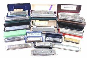 【18点】SUZUKI スズキ YAMAHA ヤマハ MIYATA ミヤタTOMBO トンボ等 Harmonica ハーモニカ 楽器 管楽器 1322-HA