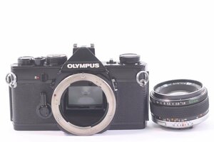 OLYMPUS オリンパス OM-1 OM-SYSTEM F.ZUIKO AUTO-S 50mm F1.8 一眼レフ フィルム カメラ 単焦点 レンズ 43172-K