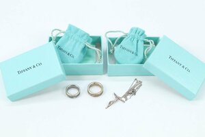 【3点】TIFFANY＆Co. ティファニー ネックレス リング 指輪 約14号 8号 シルバー925 アクセサリー 1800-A