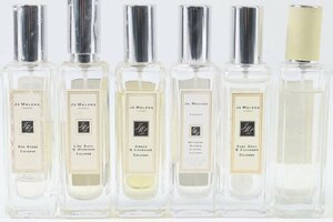 【6点】JO MALONE ジョー マローン コロン ライムバジル&マンダリン アンバー&ラベンダー レッドローズ 他 30ml 香水 まとめ 1838-YO