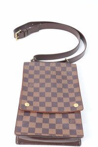 LOUIS VUITTON ルイヴィトン ダミエ ポシェット・ポートベロー ショルダーバッグ 斜め掛け メンズ レディース ファッション かばん 0850-B