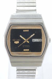 【ジャンク品】SEIKO 5 セイコー ファイブ 6349-522A 自動巻き デイデイト メンズ 腕時計 9557-N①