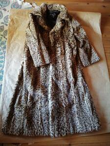 ◆【毛皮ロングコート　Lupian furs レオパードキャット】◆
