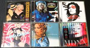 ◆Madonna◆ マドンナ 6枚まとめて 6枚セット 6CD Ray of Light, I'm Breathless, Hard Candy, MDNA 送料無料