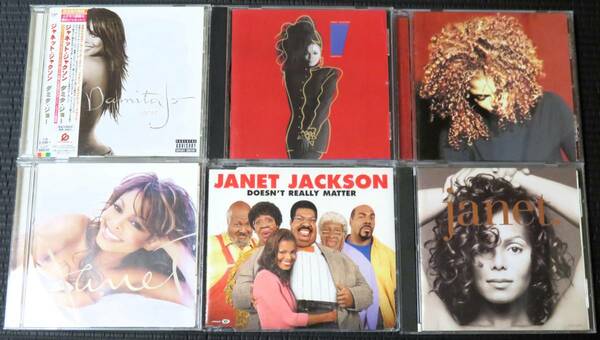 ◆Janet Jackson◆ ジャネット・ジャクソン 6枚まとめて 6枚セット 6CD Control, Damita Jo, The Velvet Rope, janet. 送料無料