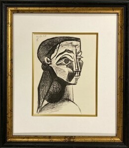 【特価】　≪　　パブロ・ピカソ　　≫　　リトグラフ【石版画】 　 PORTRAIT DE FEMME II 　 1964年　 　PABLO　PICASSO