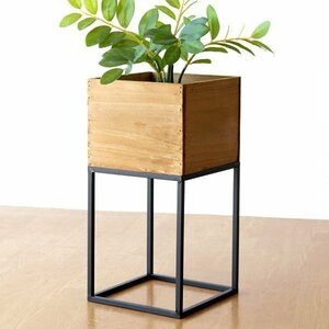  flower stand pot stand stand for flower vase iron planter stand iron stand wood box free shipping ( one part region excepting ) mty2254