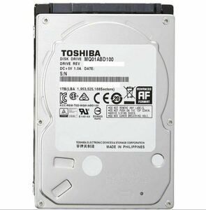 東芝 TOSHIBA製 内蔵ハードディスク HDD 1TB 2.5インチSATA MQ01ABD100 5400rpm 8MB 9.5mm厚 【新品バルク品】ネコポス配送