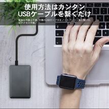 超激薄サイズ　超軽量　外付けUSBハードディスク ポータブルHDD30GB/2個セット_画像2