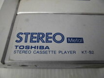 1-234♀TOSHIBA/東芝 ステレオカセットプレーヤー Metal KT-S2♀_画像7