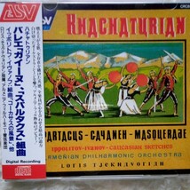 ハチャトゥリアン　バレエ「ガイーヌ」「スパルタクス」組曲ほか 　チェクナヴォリアン指揮アルメニアフィル　ASV　CRCB-112 CD盤_画像4