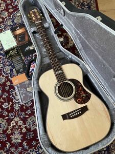 Maton EA808 / メイトン ギター maton 808 サイズ ☆2023年製☆ 新品同様 ☆ キラキラ3Dトップ ☆ 霜降りサイドバック ☆ 柾目ネック ☆