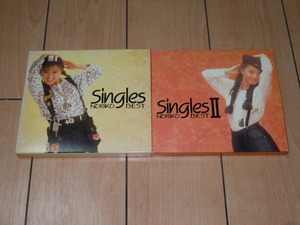 酒井法子 / Singles～NORIKO BEST Ⅰ&Ⅱ～ ベストアルバム 初回盤 CD2枚セット★のりピー音頭,渚のファンタシィ,夢冒険