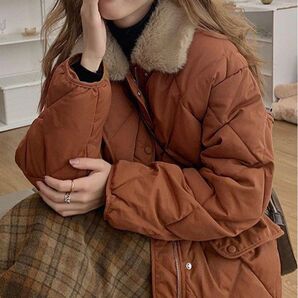 新品タグ付き キルティングコート