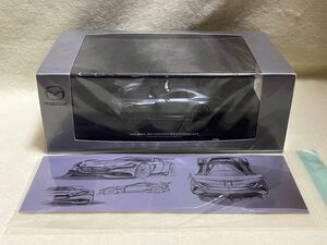 MAZDA COLLECTION 特注 1/43 Spark製　MAZDA RX-VISION GT3 CONCEPT グレー マツダ ミニカー