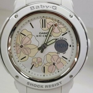 0034■カシオ 腕時計 ベビージー BGA-150FL-7AJF レディース ホワイト
