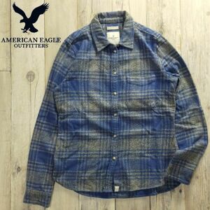 ☆AMERICAN EAGRE アメリカンイーグル☆SLIM FIT チェック 長袖シャツ Size（M) S1430