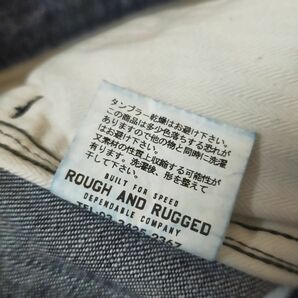 美品 濃紺☆ROUGH AND RUGGED ラフアンドラゲット☆デニム カーゴパンツ size（3）Ｓ1479の画像8